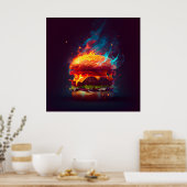 Poster Burger (Keuken)