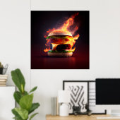 Poster Burger (Thuiskantoor)
