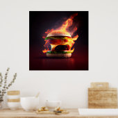 Poster Burger (Keuken)