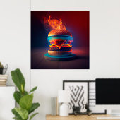 Poster Burger (Thuiskantoor)