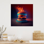 Poster Burger (Keuken)
