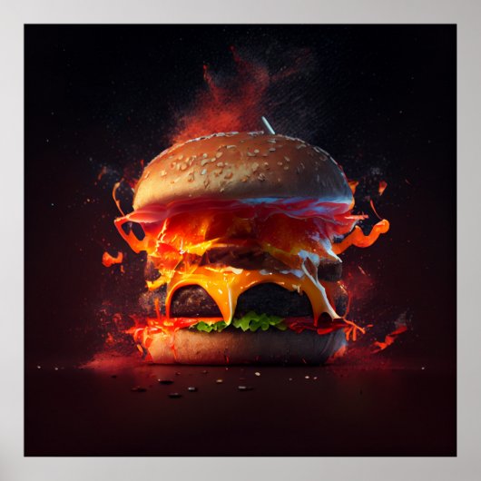 Poster Burger (Voorkant)