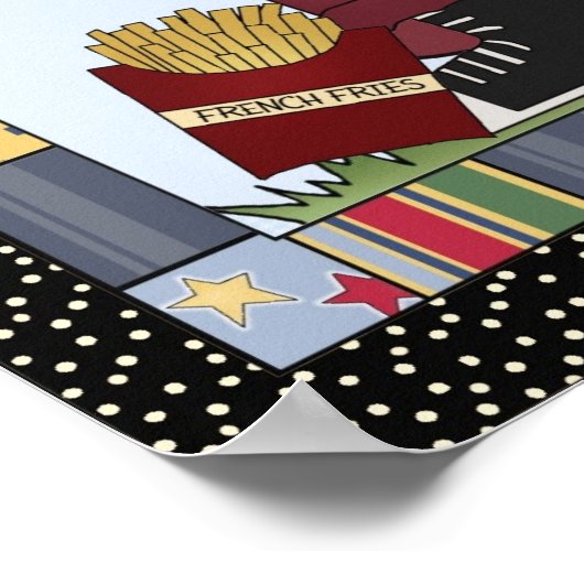 Poster Burger Monster (Hoek)