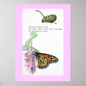 Poster Butterfly Haiku (Voorkant)