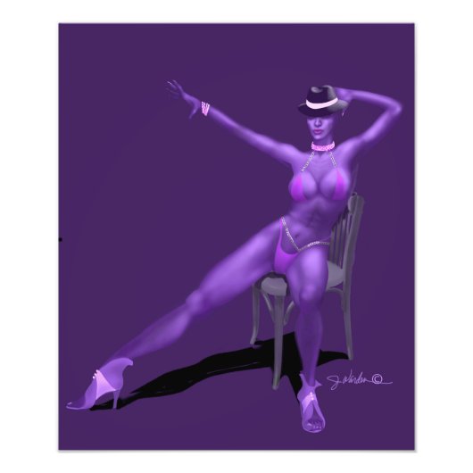 Poster Cabaret Dancer Print (Voorkant)