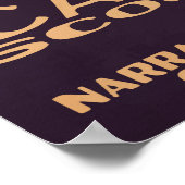 Poster Cachalot Grote WPA-Stijl (Hoek)