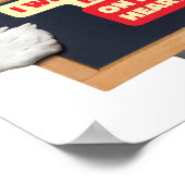 Poster cadeau voor Valentijnsdag Vertel je liefde (Hoek)