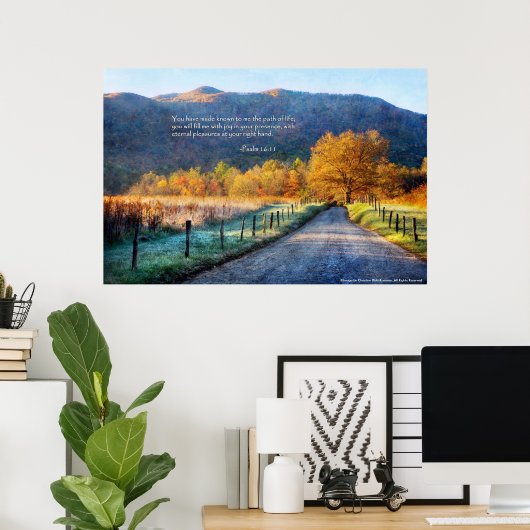 Poster - Cades Cove - Weg van leven (Thuiskantoor)