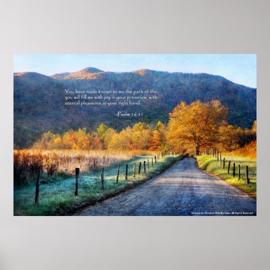 Poster - Cades Cove - Weg van leven (Voorkant)