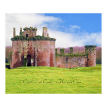 Poster Caerlaverock Castle van de Schotse Maxwell 