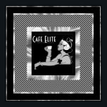 Poster  Cafe Elite Art Deco<br><div class="desc">Poster  Cafe Elite Art Deco</div>