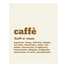 Poster Caffè