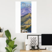 Poster - Californische Bergen  (Thuiskantoor)