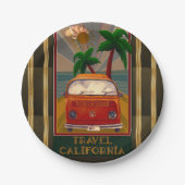 Poster:Californische Bord reizen (Voorkant)