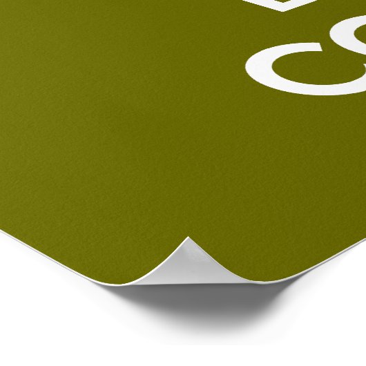 Poster Calm and Bake Cookies afdrukken (Hoek)