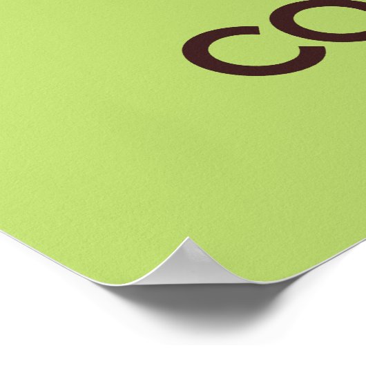 Poster Calm and Eat Cookies afdrukken (Hoek)