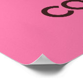 Poster Calm and Eat Cookies afdrukken (Hoek)