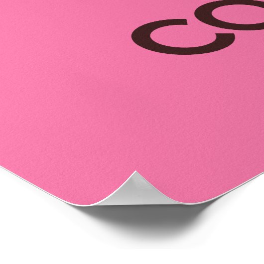 Poster Calm and Eat Cookies afdrukken (Hoek)