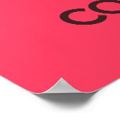 Poster Calm and Eat Cookies afdrukken (Hoek)