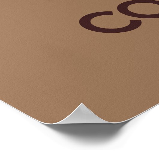 Poster Calm and Eat Cookies afdrukken (Hoek)