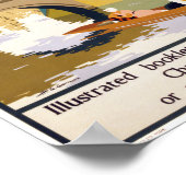 Poster Cambridge Vintage-reisreis teruggezet (Hoek)