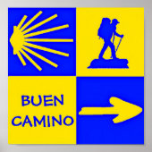 Poster Camino de Santiago (Voorkant)