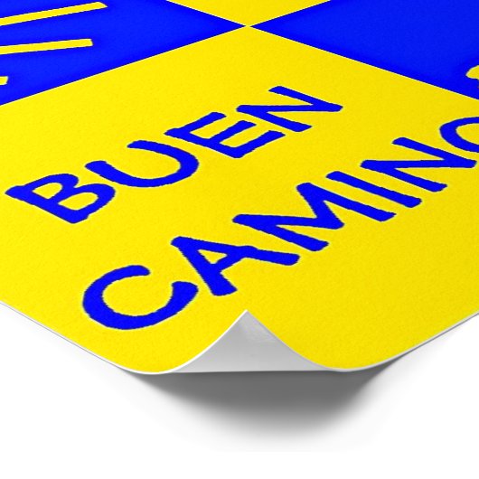 Poster Camino de Santiago (Hoek)