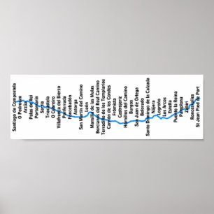 Poster Camino de Santiago