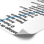 Poster Camino de Santiago (Hoek)