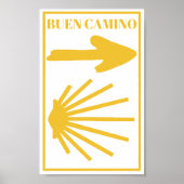 Poster Camino de Santiago (Voorkant)