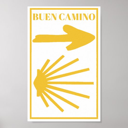 Poster Camino de Santiago (Voorkant)