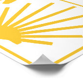 Poster Camino de Santiago (Hoek)