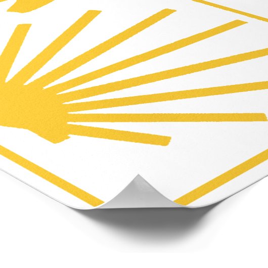 Poster Camino de Santiago (Hoek)