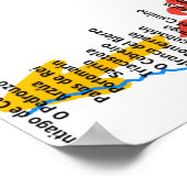 Poster Camino de Santiago (Hoek)