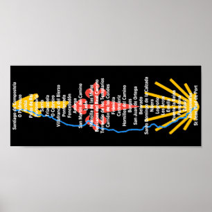 Poster Camino de Santiago