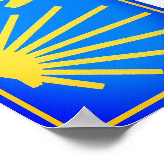 Poster Camino de Santiago (Hoek)