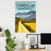 Poster Camino de Santiago (Thuiskantoor)