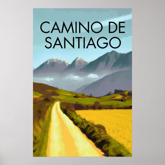 Poster Camino de Santiago (Voorkant)