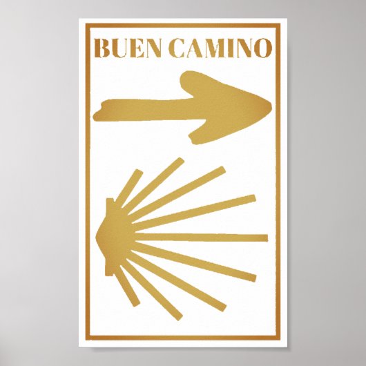 Poster Camino de Santiago (Voorkant)