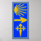 Poster Camino de Santiago (Voorkant)
