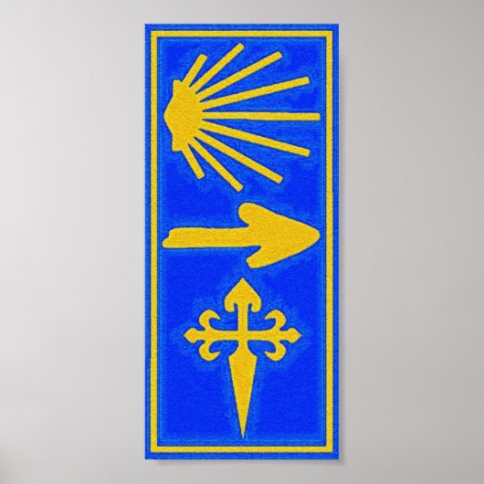 Poster Camino de Santiago (Voorkant)