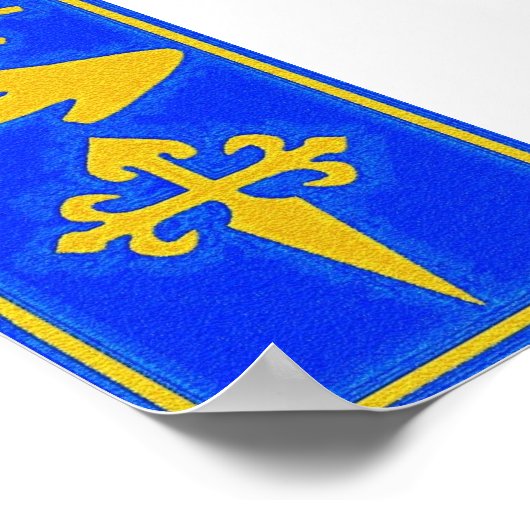 Poster Camino de Santiago (Hoek)