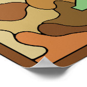 Poster Camouflage Alphabet (Hoek)