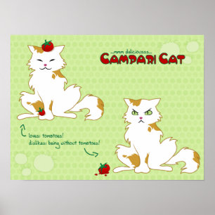 Poster Campari Cat