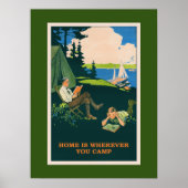  Poster Camping Site (Voorkant)