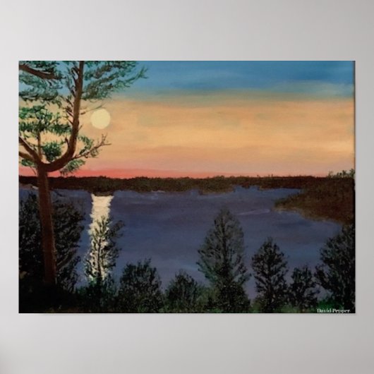 poster "Canadian Sunset" (Voorkant)