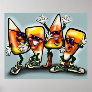 Poster Candy Corn Gang
