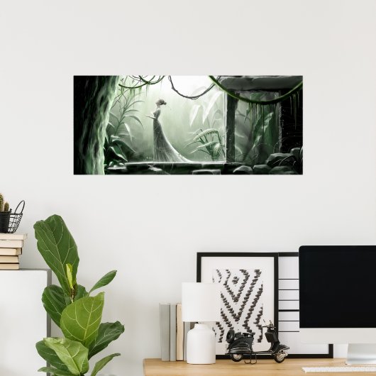 POSTER/CANVAS AFDRUKKING ・ Terug naar leven Poster (Thuiskantoor)