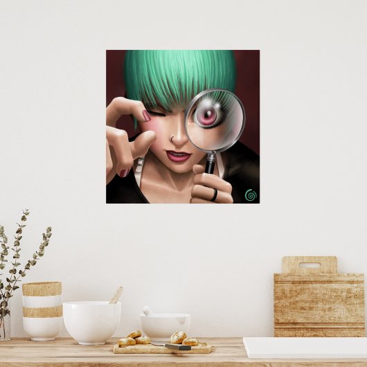 POSTER/CANVAS PRINT ・ U bent zo klein (Keuken)