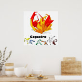 poster capoeira fogo (Keuken)